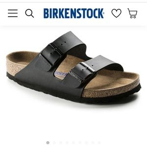 Arizona Soft Footbed Black Birkenstock’s
